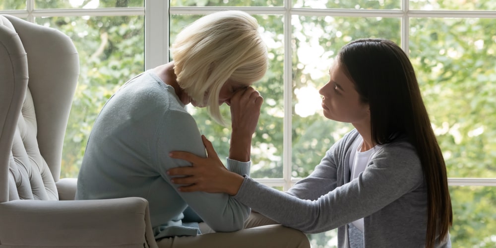 A Crying Person Photo of a Crying Person